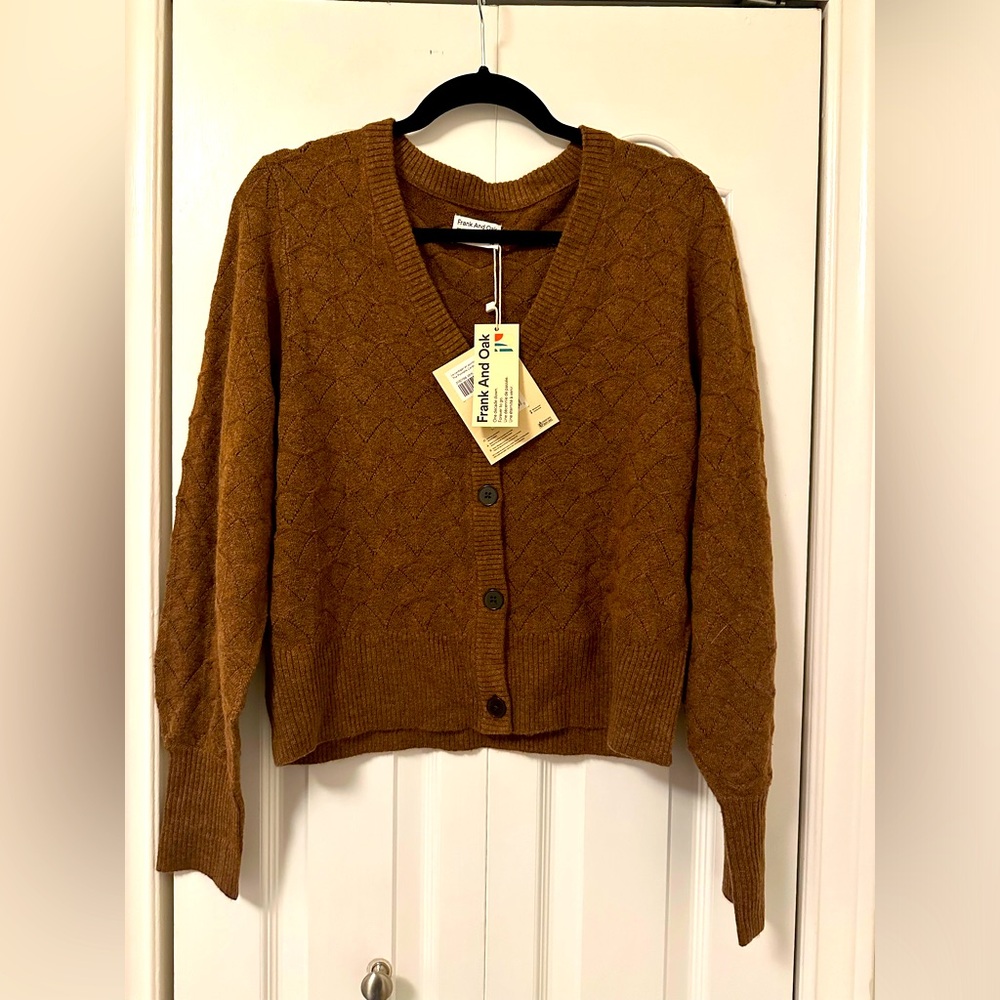 Frank & Oak - Brown Cardigan - L